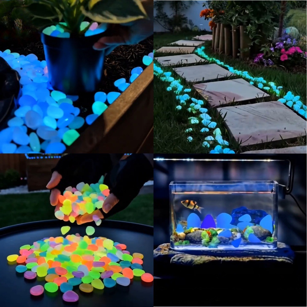 Planted Tank - Batu Taman Bercahaya Warna-warni yang Bersinar
