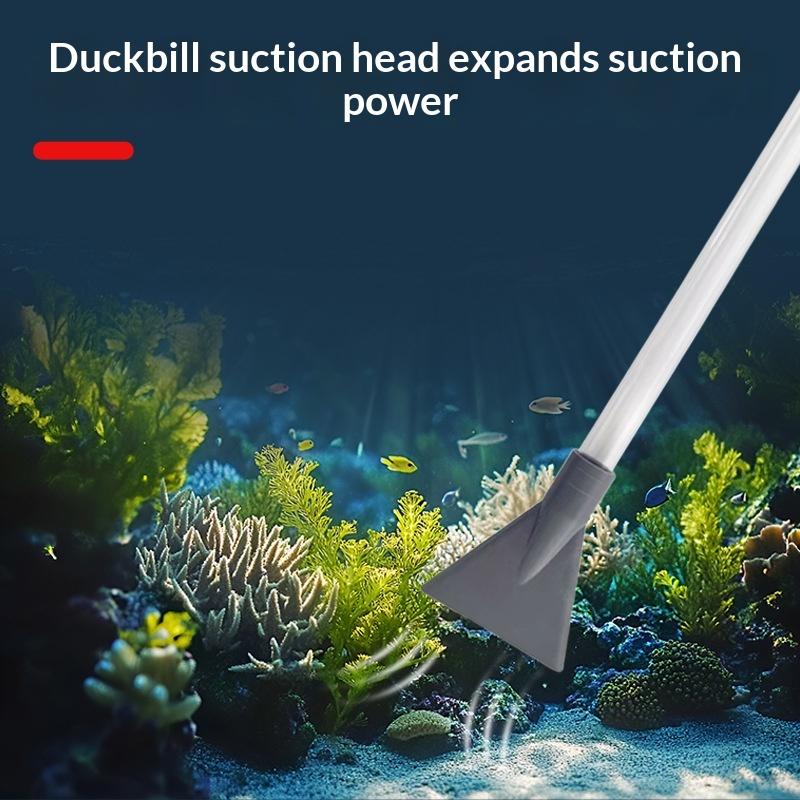 Planted Aquarium Cleaning - Pompa Pembersih Kerikil Vakum Pengganti Air