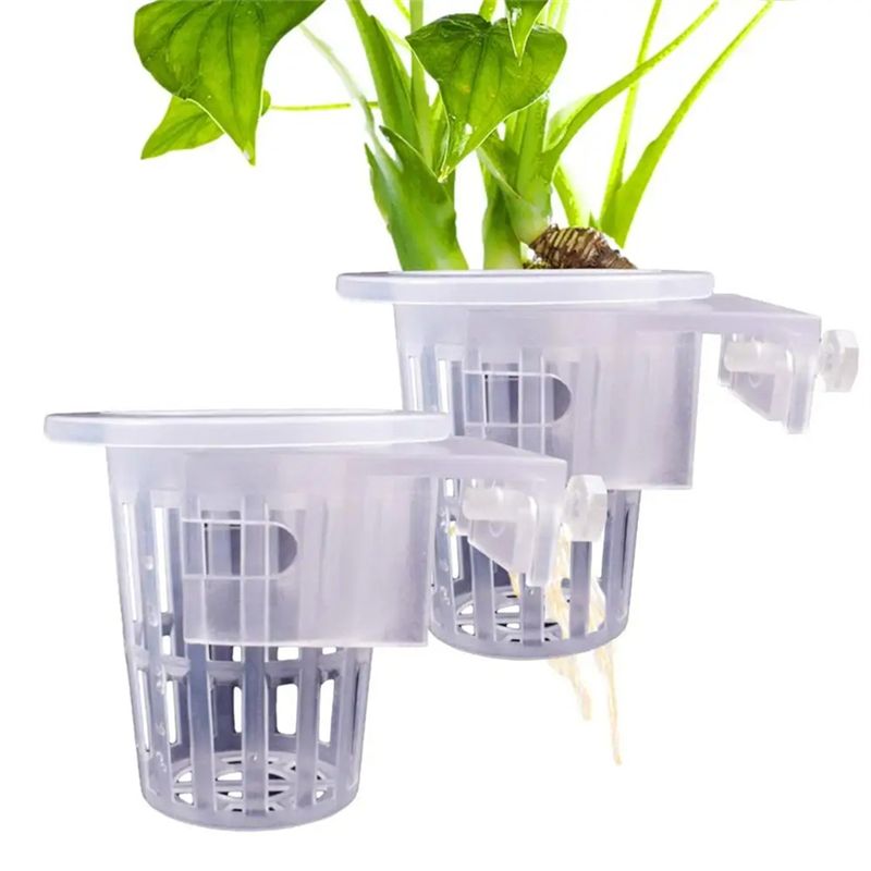 Aquarium Plant Holder - A7THK-2 Buah Wadah Tanaman Akuarium Transparan