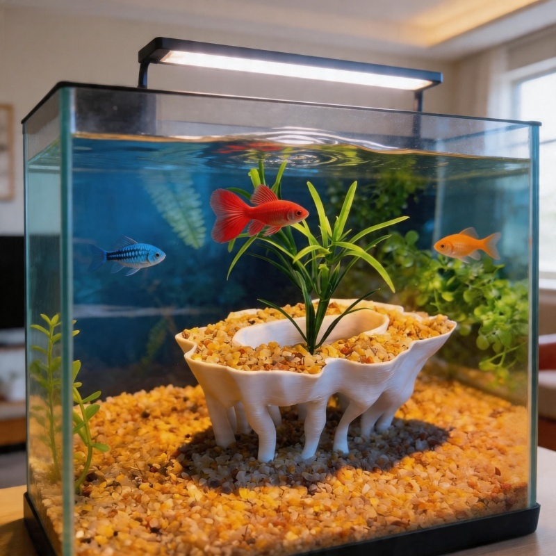 Plant Aquarium Pot - Tanaman akuarium cetak 3D berbentuk akar