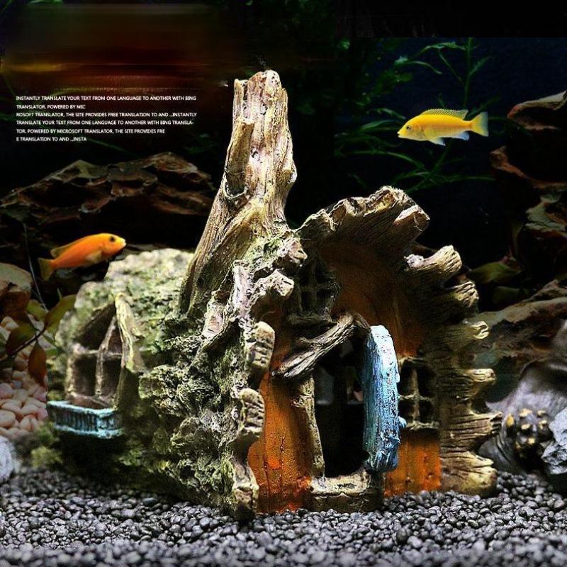 Aquarium Driftwood - Ornamen Tangki Ikan Kreatif Dekorasi Kayu