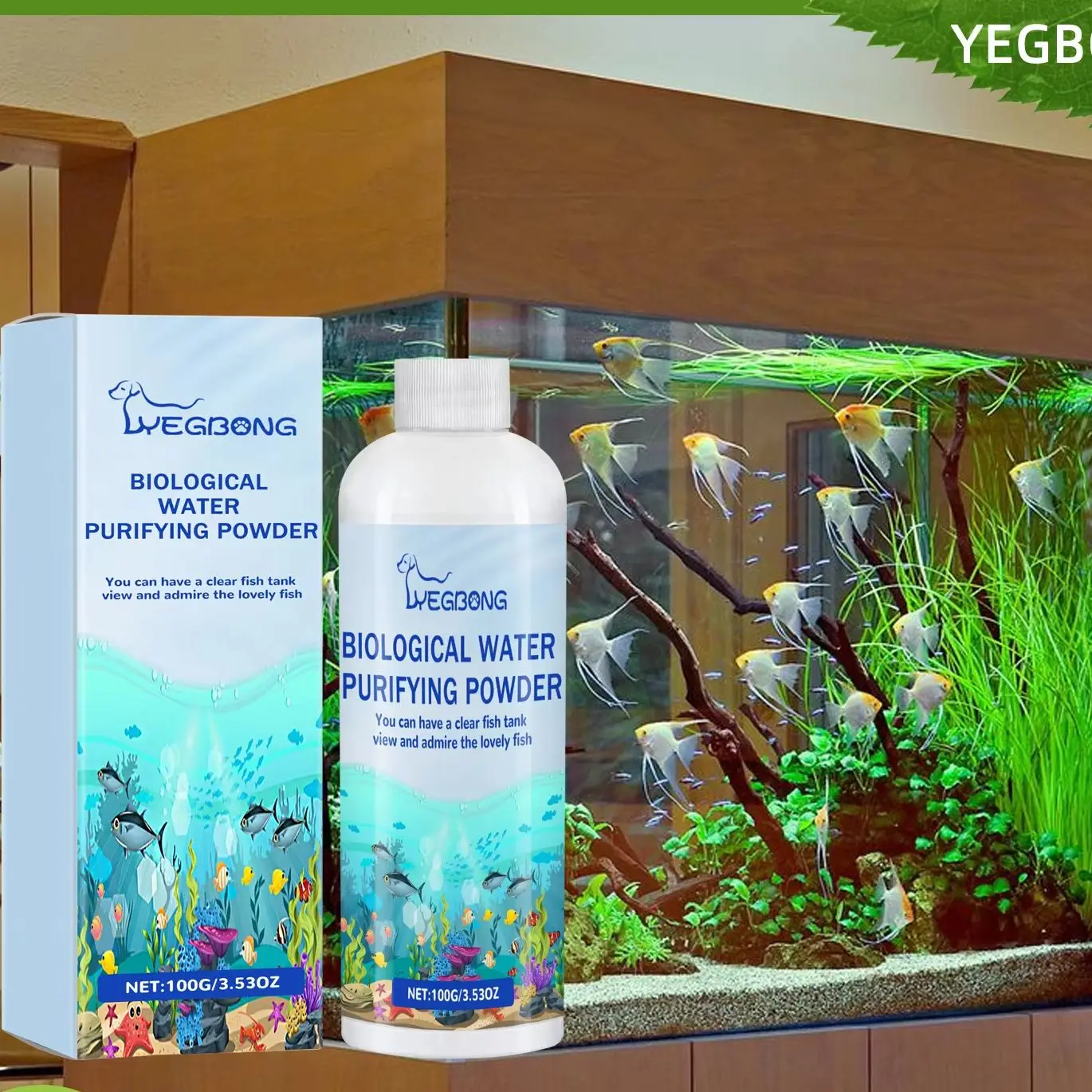 Bubuk Pengontrol Alga Akuarium - Planted Aquarium Algae Control ulasan dan harga