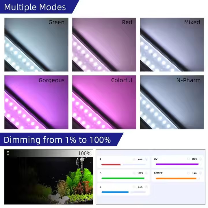 Lampu Akuarium WEEK AQUA Seri  - Aquarium Moss ulasan dan harga