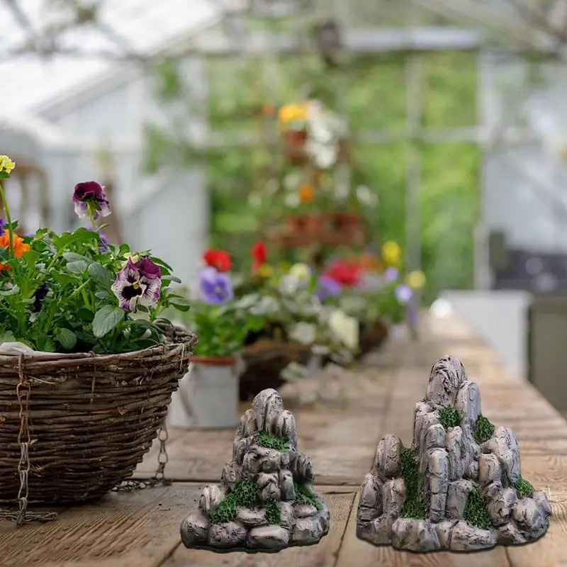 Miniatur Gunung Mini batu pals - Aquarium Moss ulasan dan harga