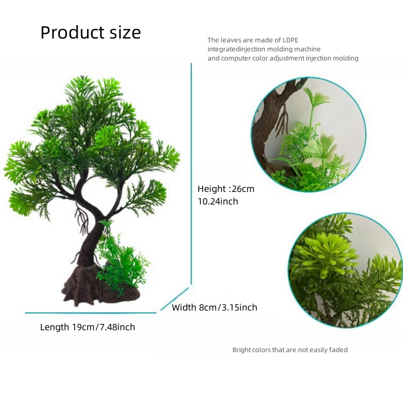 Aksesoris Dekorasi Akuarium Bu - Live Plant Aquarium ulasan dan harga