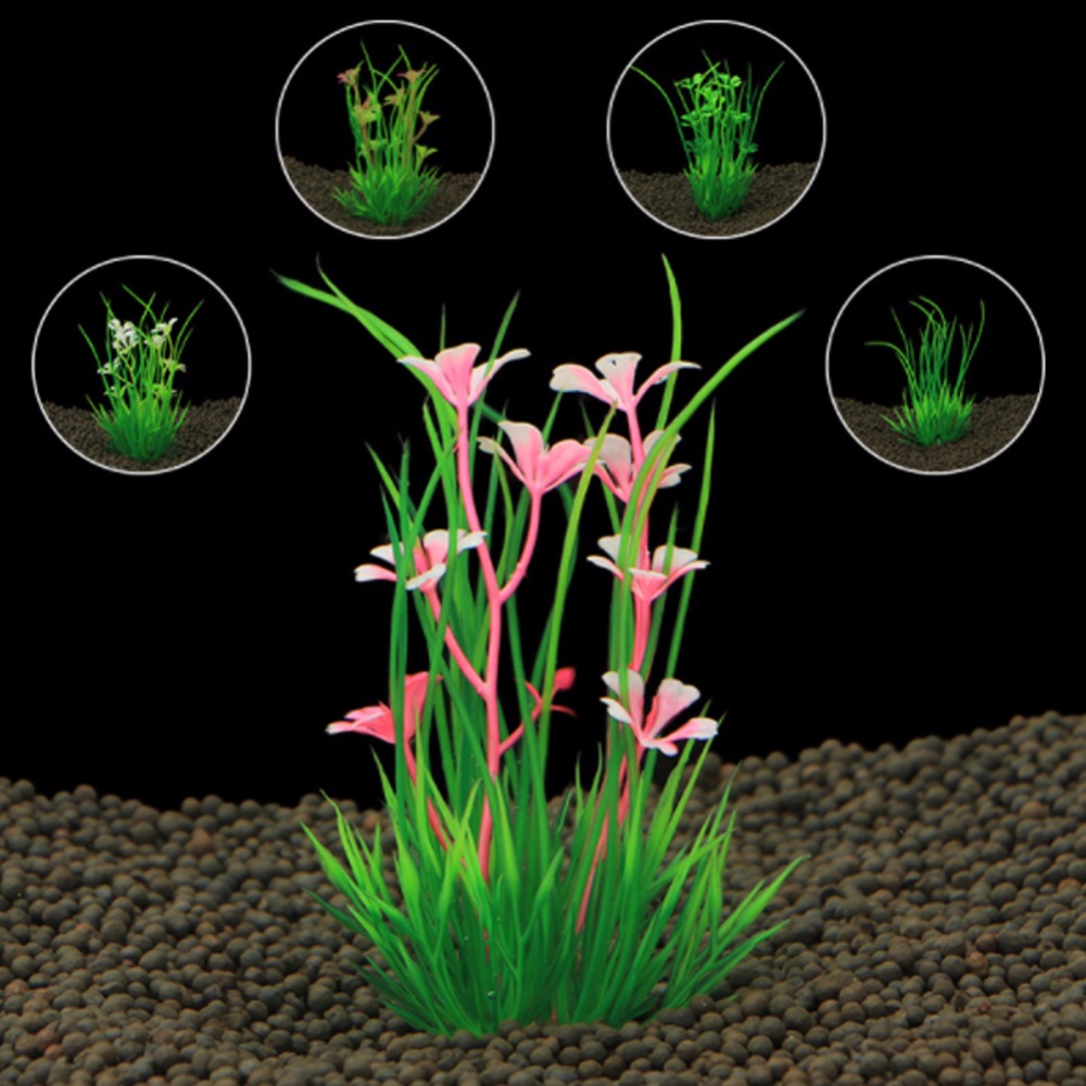 Ornamen Air Tanaman Buatan Baw - Aquarium Plant Substrate ulasan dan harga