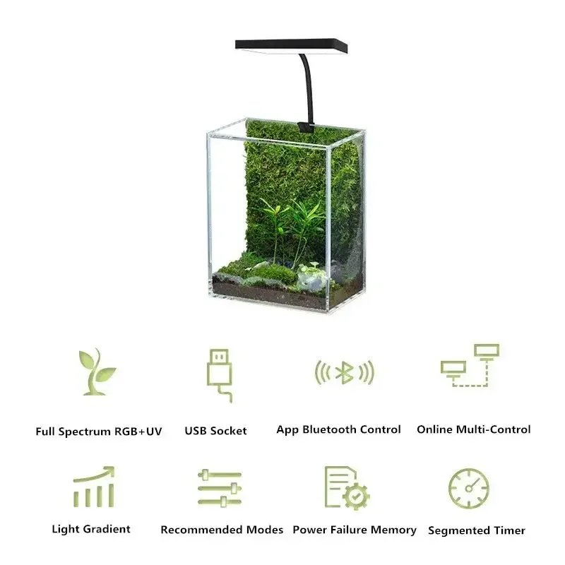 WEEK AQUA Mag Pro USB Nano Lam - Aquarium Plant Light ulasan dan harga