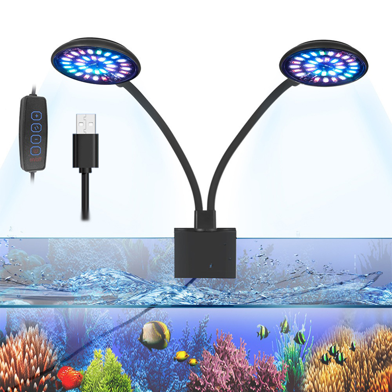 Lampu LED Akuarium USB Lampu K - Aquarium Plant Light ulasan dan harga