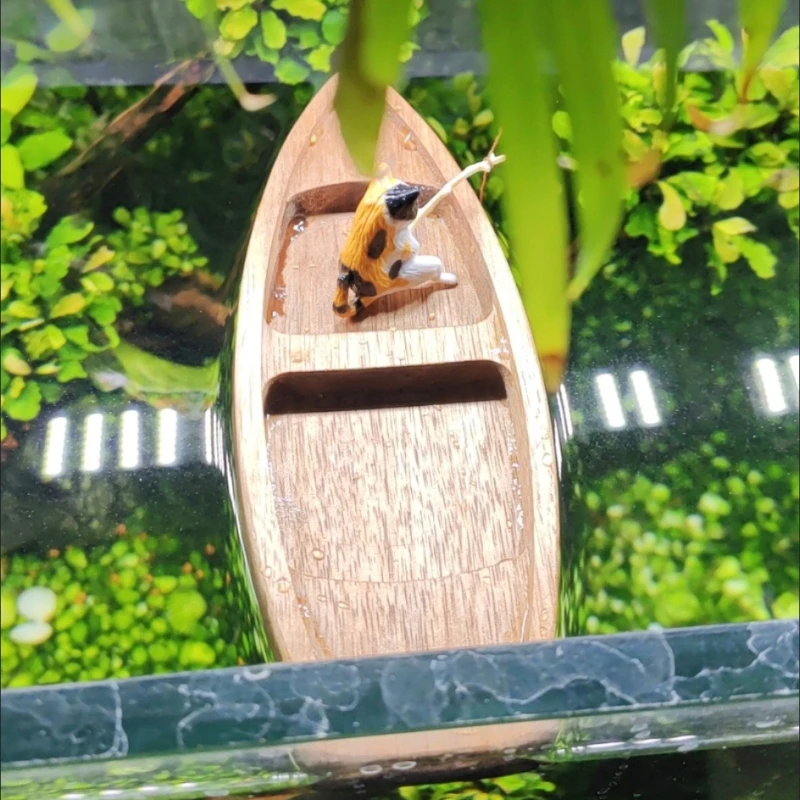 Perahu Kayu Buatan Tangan Mode - Aquarium Driftwood ulasan dan harga