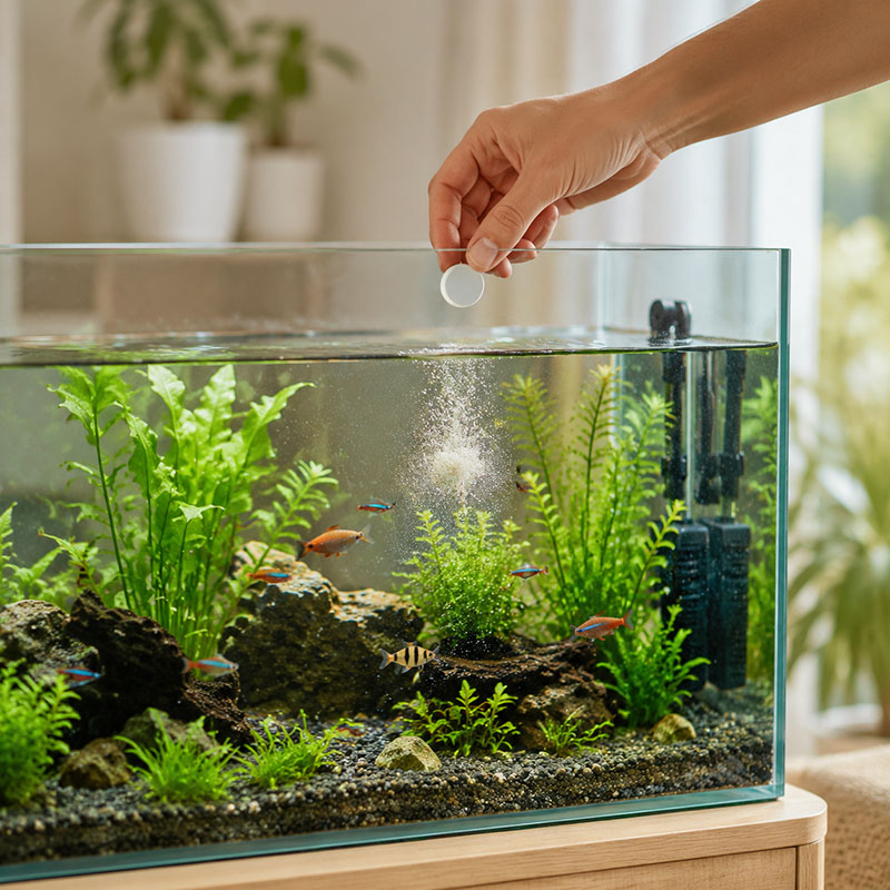 Tablet Penghilang Alga Akuariu - Aquarium Fertilizer ulasan dan harga