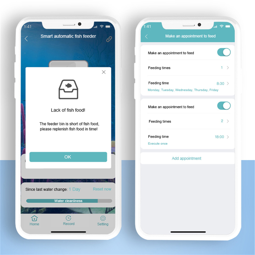 Pengumpan Otomatis Pintar WiFi - Aquarium Fertilizer ulasan dan harga