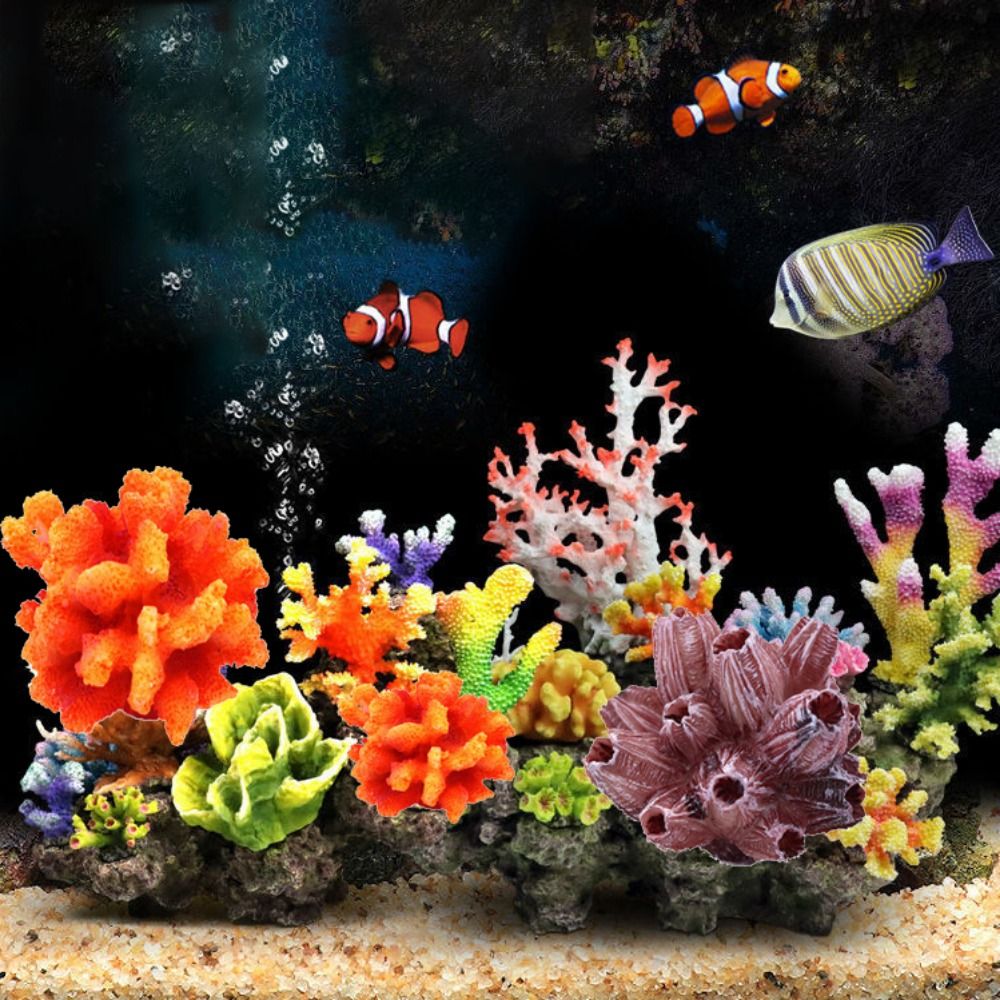 Warna-warni 1 Buah Simulasi Bu - Aquarium Plant Substrate ulasan dan harga