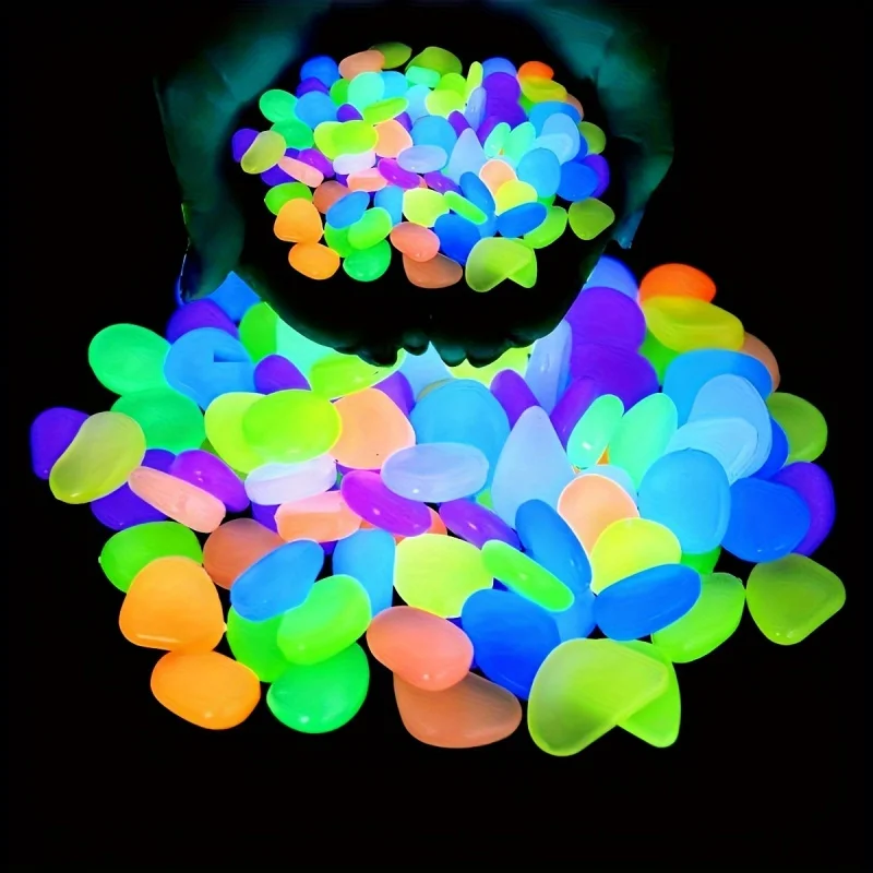 100 buah Batu Resin Bercahaya  - Plant Aquarium Pot ulasan dan harga