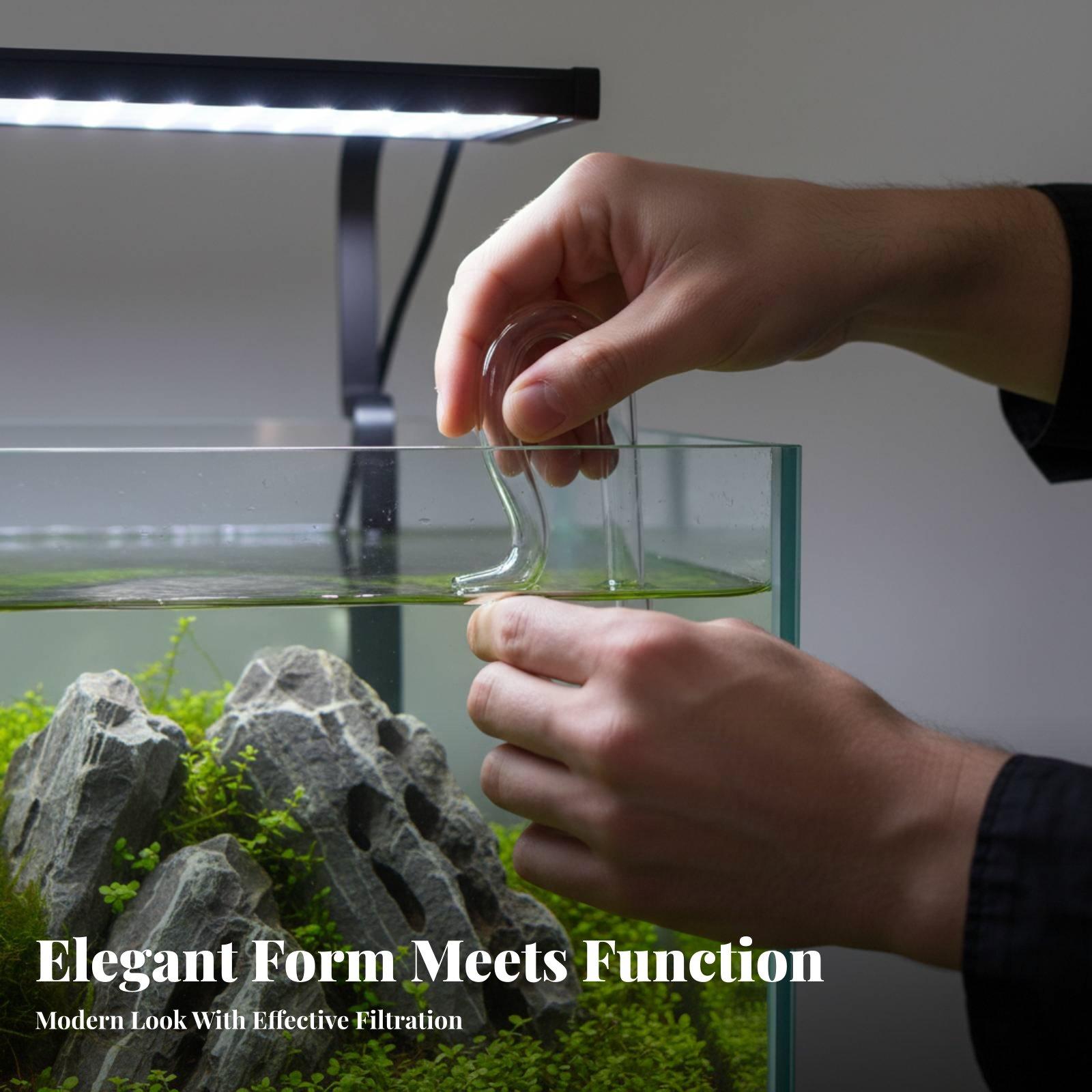 Pipa Kaca Lily untuk Akuarium, - Aquarium Planted Tank Filter ulasan dan harga