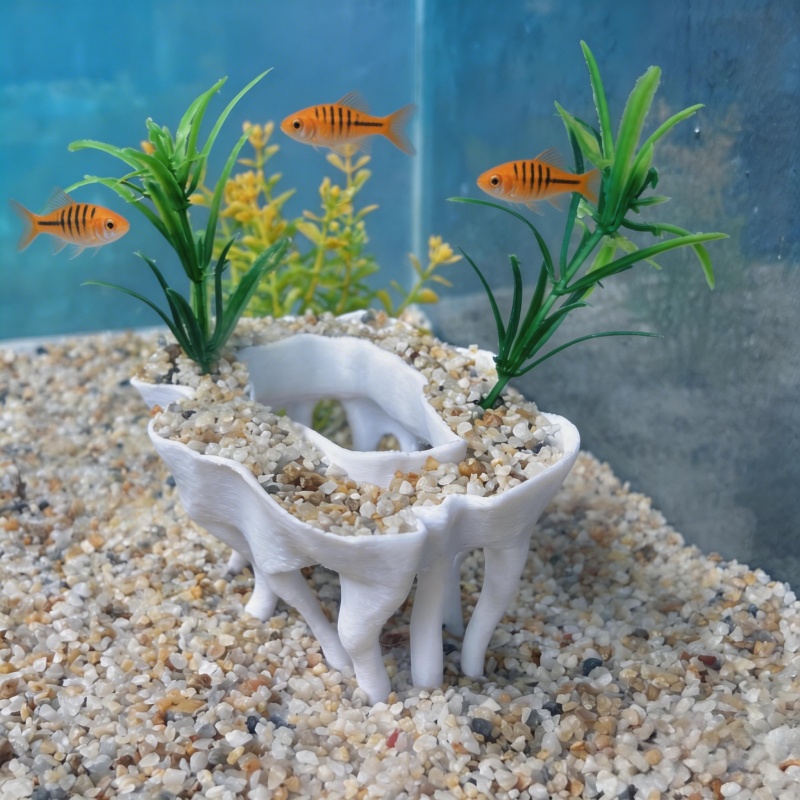 Tanaman akuarium cetak 3D berb - Plant Aquarium Pot ulasan dan harga