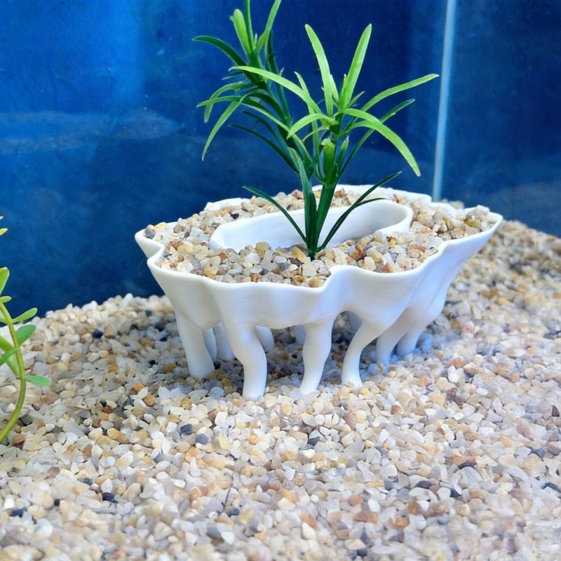 Tanaman akuarium cetak 3D berb - Plant Aquarium Pot ulasan dan harga