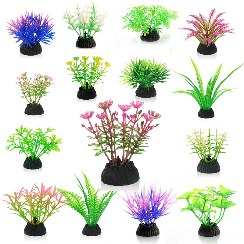 Simulasi Tanaman Buatan PVC Ai - Aquarium Plant Substrate ulasan dan harga